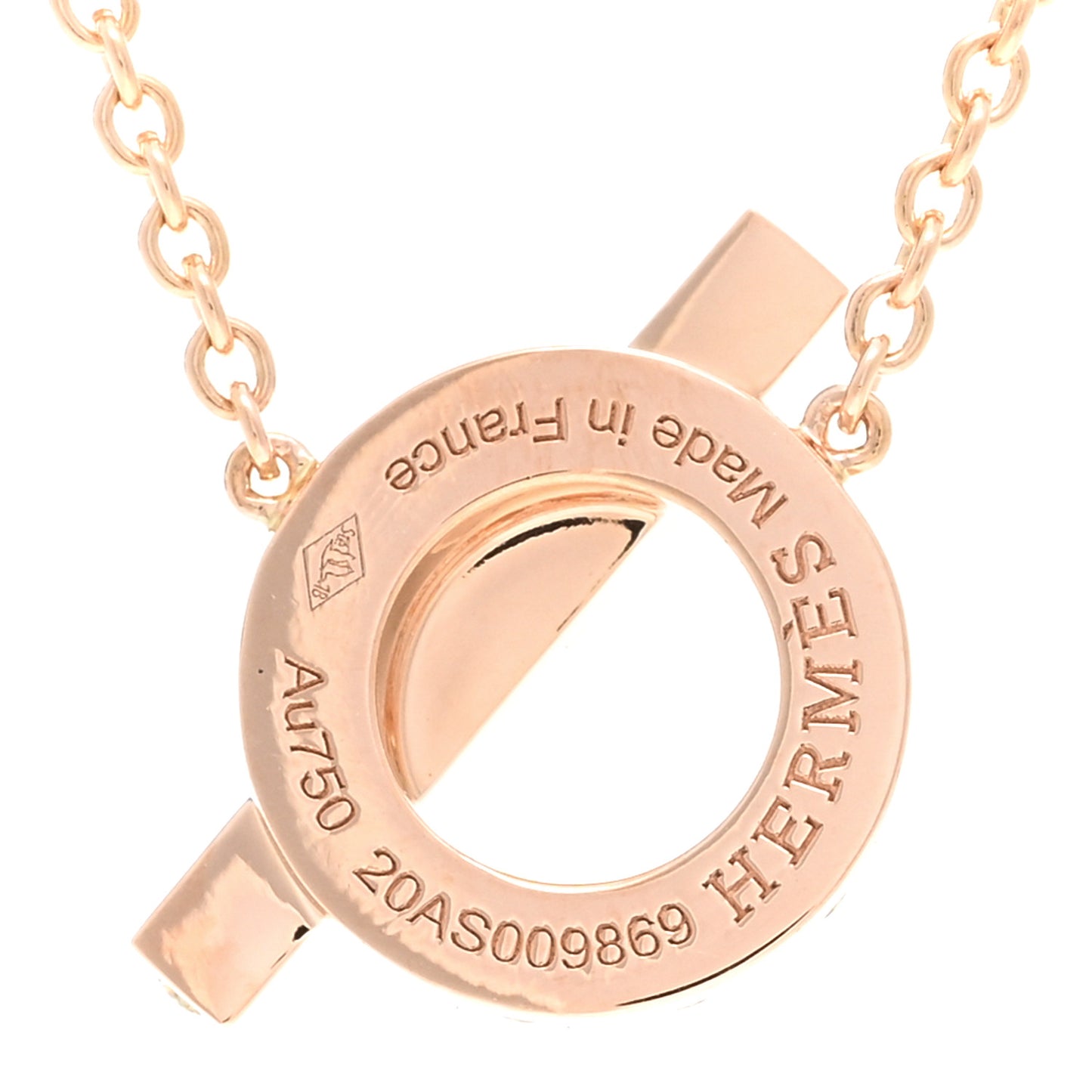 18K Rose Gold Green Sapphire Finesse Pendant Necklace