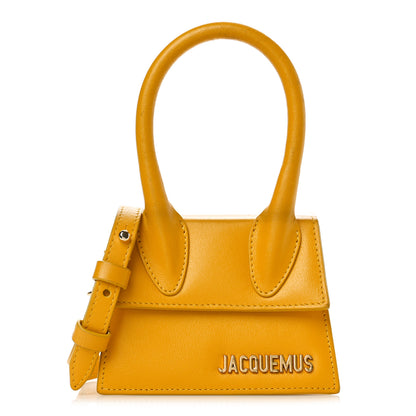 Jacquemus Grained Calfskin Le Chiquito Dark Yellow 1 of 14