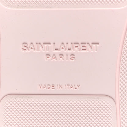 Saint Laurent Calfskin Womens Court Classic SL/39 Mid Top Sneakers Blanc Bebe 41 Blanc Bebe Rose 6 of 8