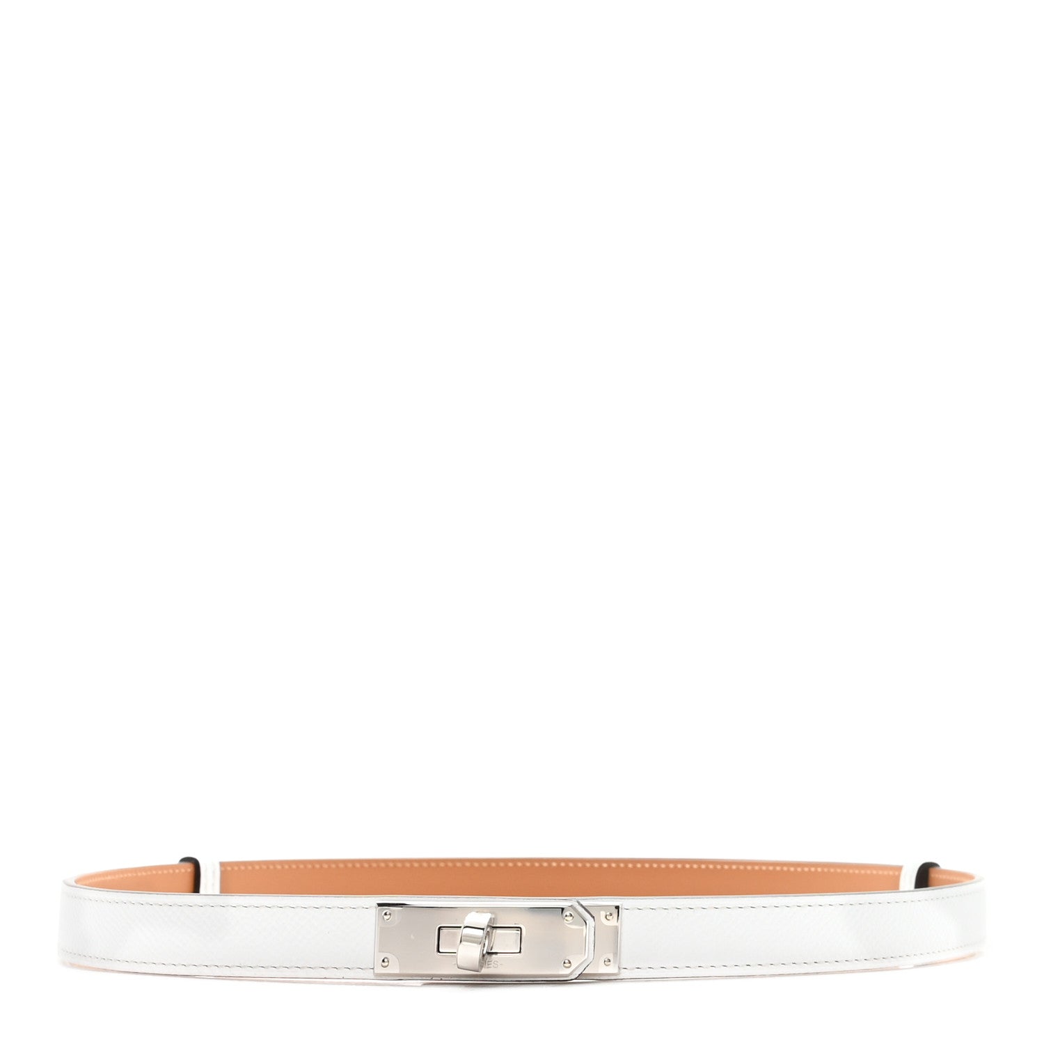 Hermes Epsom Kelly Belt White 1 of 4