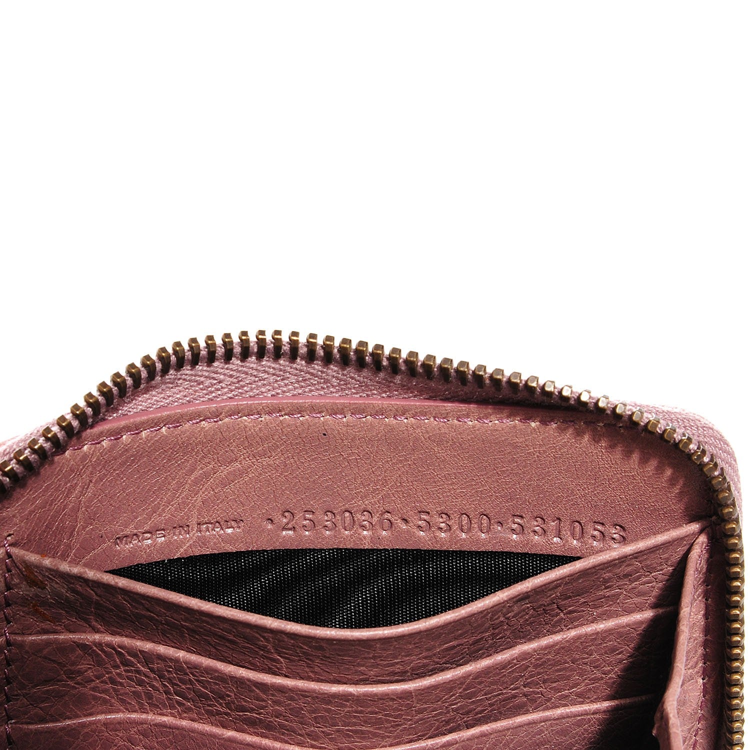 Balenciaga Agneau Classic Hardware Continental Zip Around Wallet Parme 3 of 11