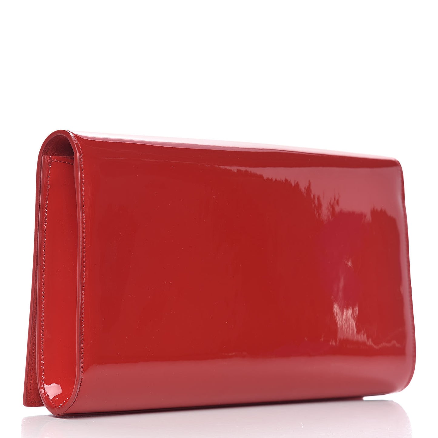 Patent Monogram Large Belle De Jour Clutch Red