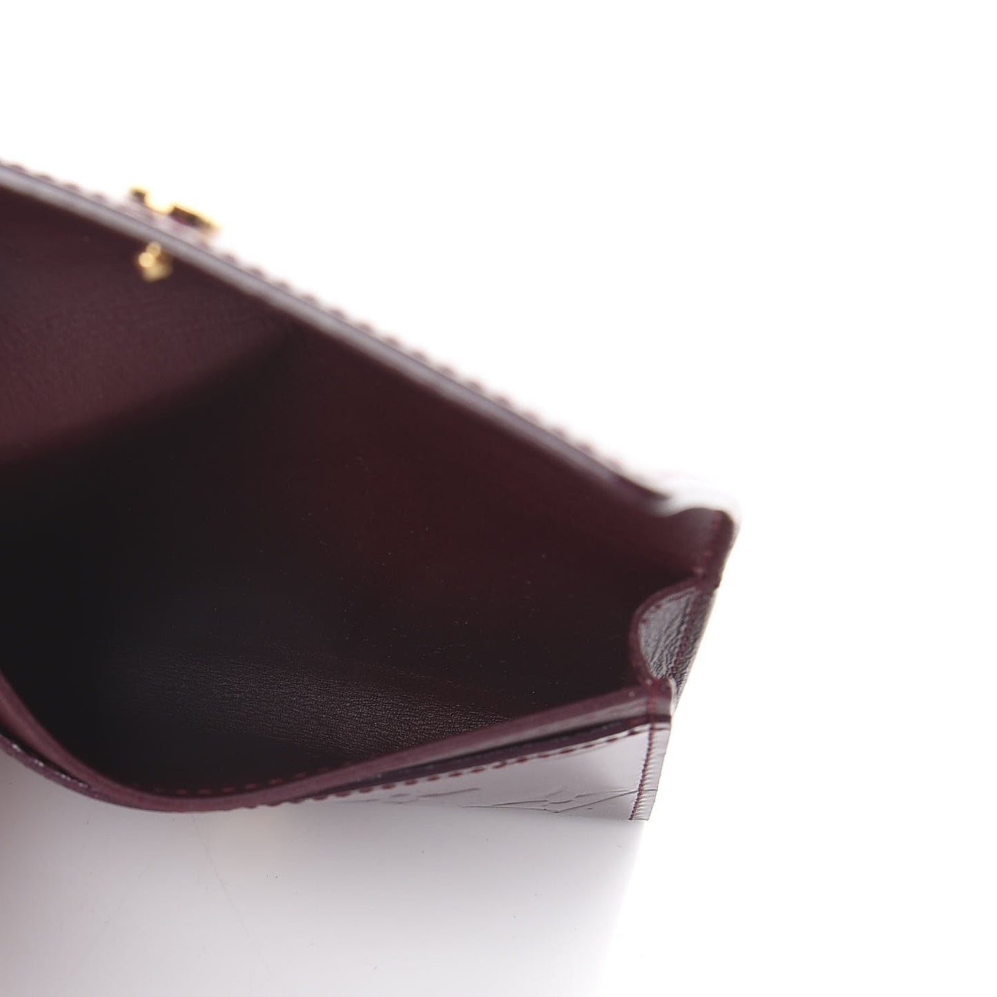 Vernis Business Card Holder Rouge Fauviste
