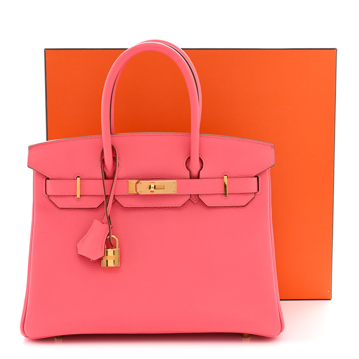 Hermes Togo Birkin 30 Rose Lipstick 11 of 11