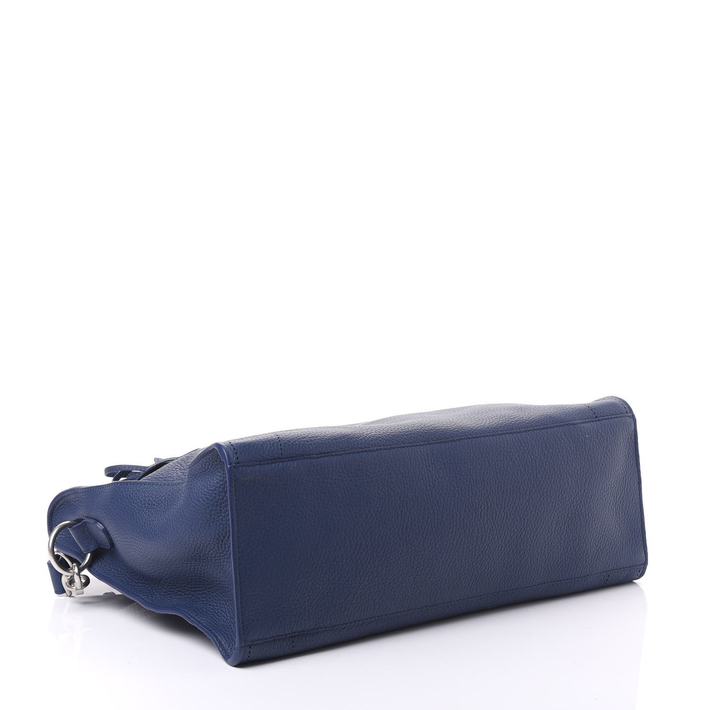 Veau Grana Perforated Blackout Hardware City Bleu Tanzanite