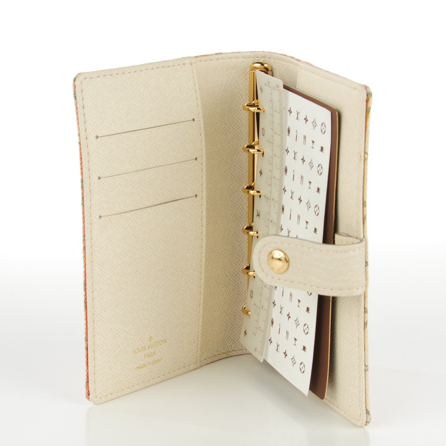 Louis Vuitton Mini Lin Croisette Small Ring Agenda Rouge 5 of 7