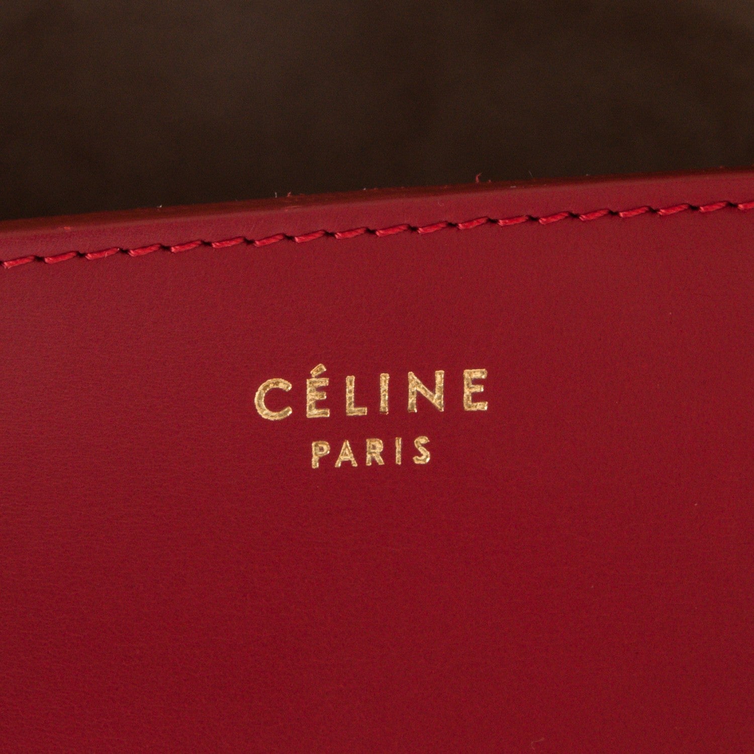 Celine Smooth Calfskin Blade Flap Bright Red 6 of 6