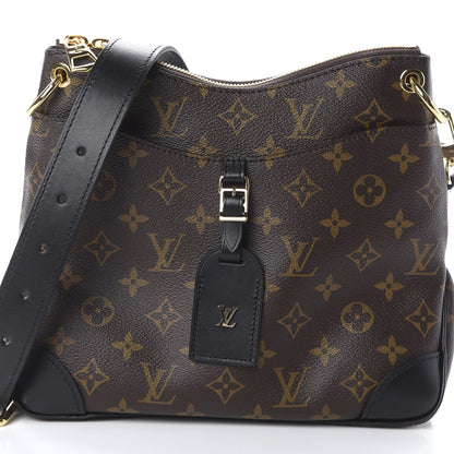 Louis Vuitton Monogram Odeon PM Black 4 of 4