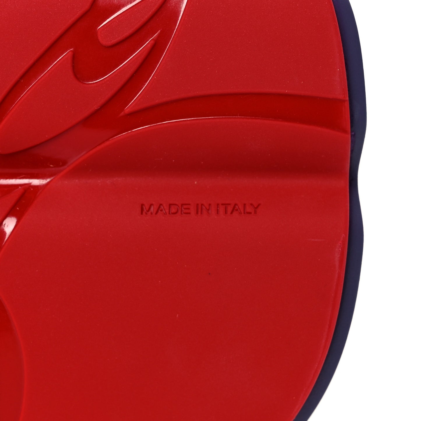 Mesh Patent Red Runner Flat Sneaker 39.5 Multicolor