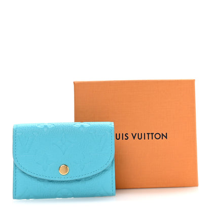 Louis Vuitton LV X TM Empreinte Rosalie Coin Purse Kabira Blue 7 of 7