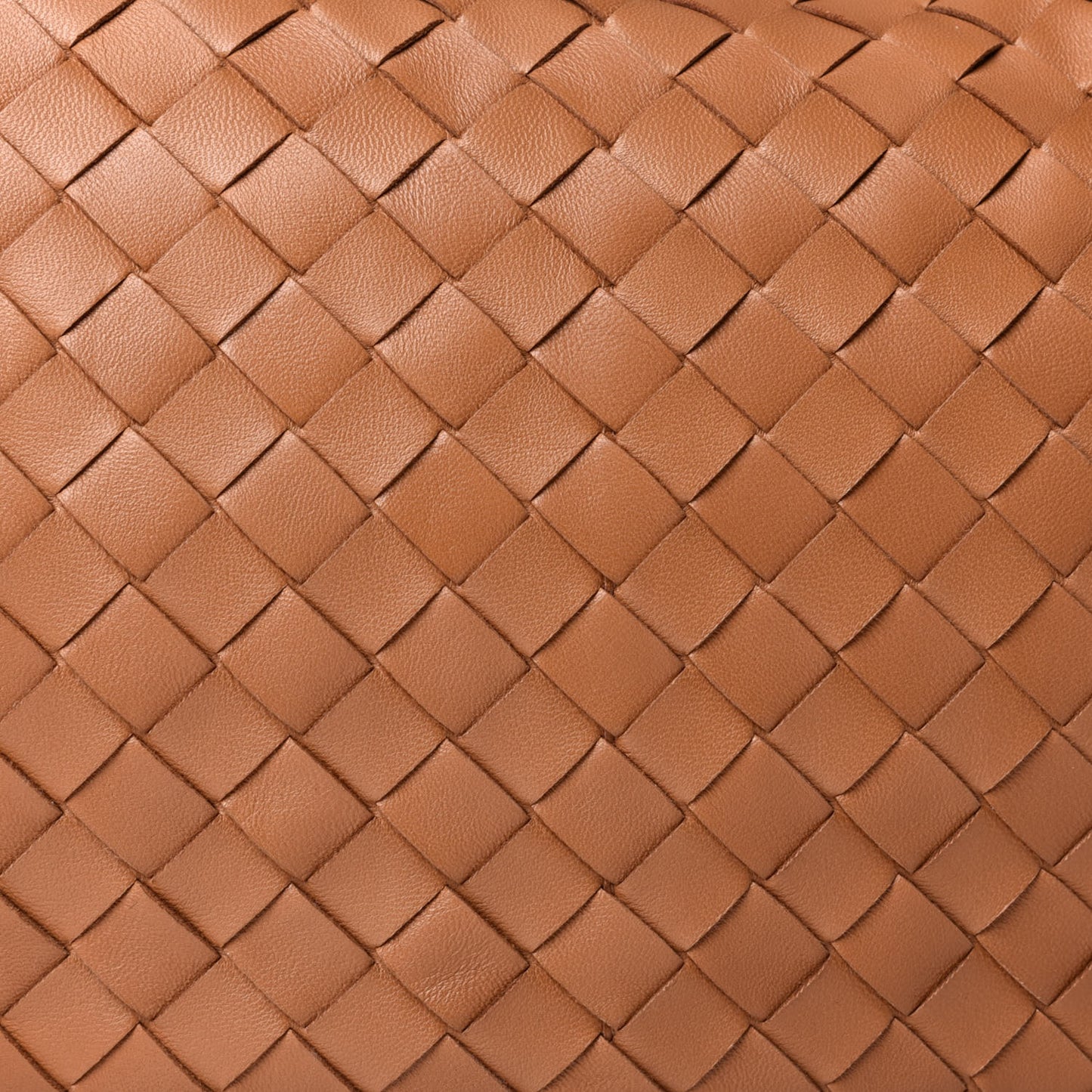 Nappa Intrecciato Medium Jodie Caramel