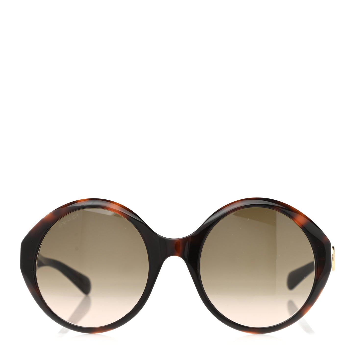 Acetate Round Frame Sunglasses GG0797S Tortoise
