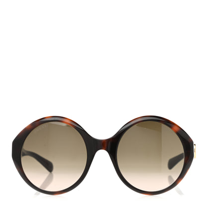 Gucci Acetate Round Frame Sunglasses GG0797S Tortoise 2 of 7