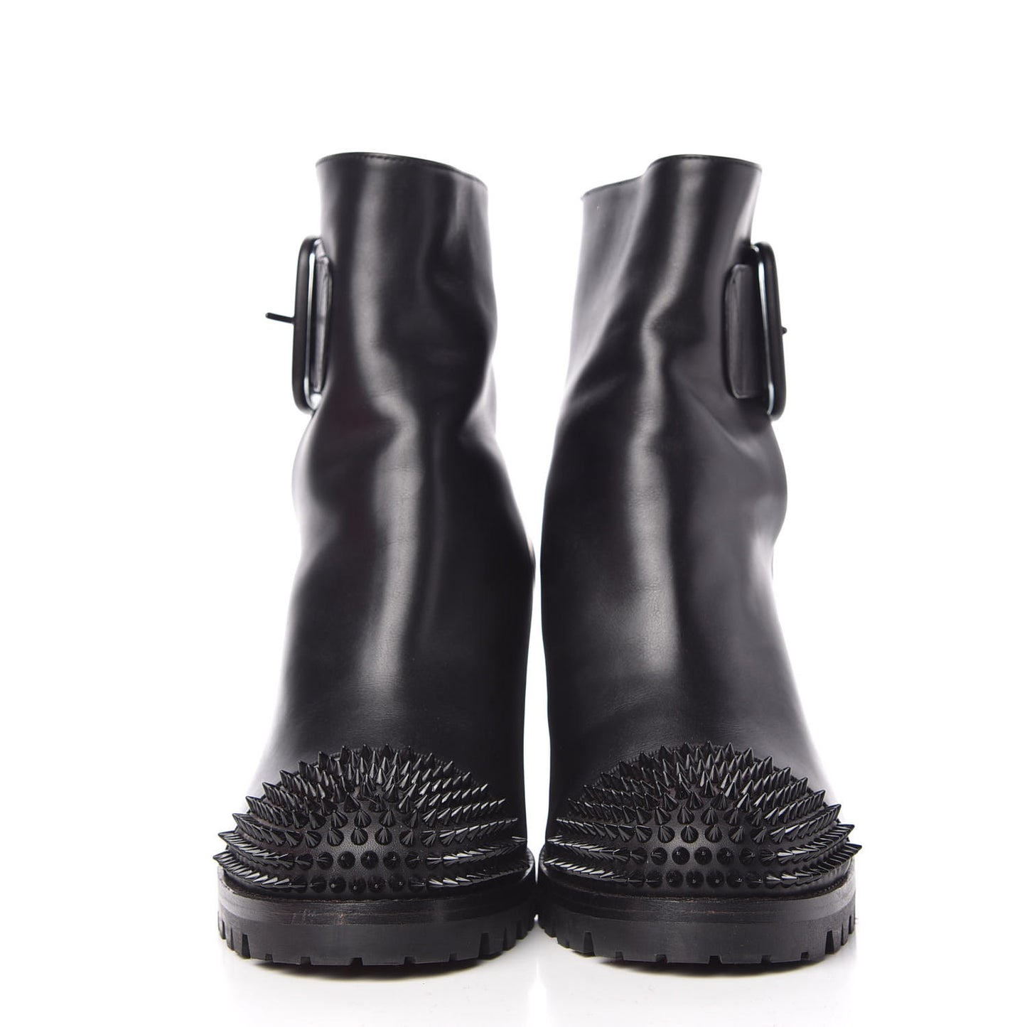 Calfskin Spikes Olivia 70 Snow Boots 38 Black