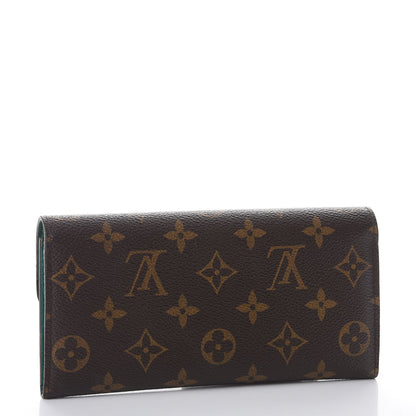 Louis Vuitton Monogram Emilie Wallet Vert 3 of 10