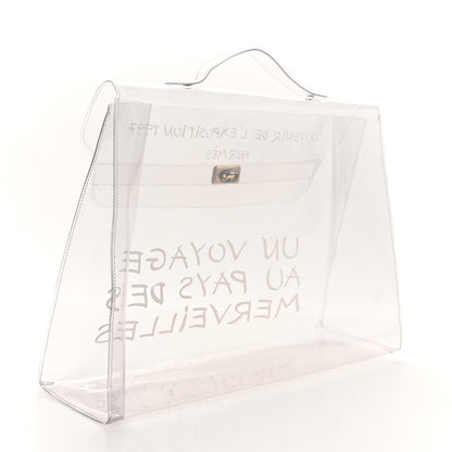 Hermes Vinyl Souvenir De L'Exposition Kelly Transparent 3 of 9