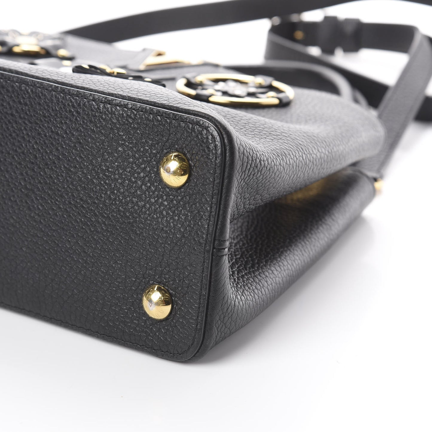 Taurillon Metallic Flowers Capucines PM Black