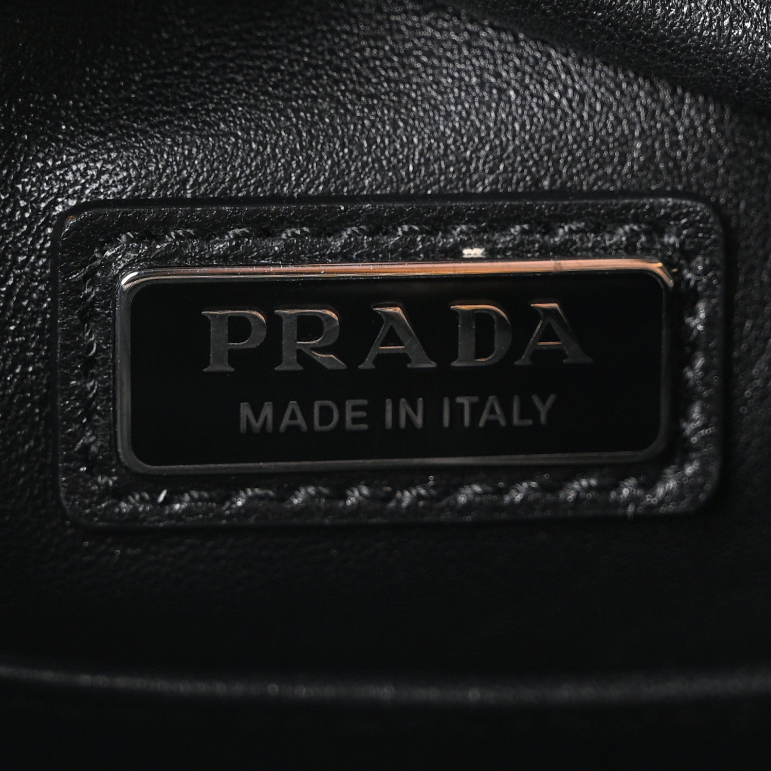 Prada Soft Lux Calfskin Shoulder Bag Black 6 of 10