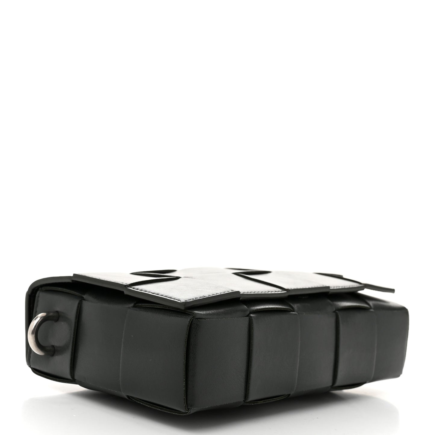 Calfskin Maxi Intrecciato Versatile Cassette Bag Dark Green
