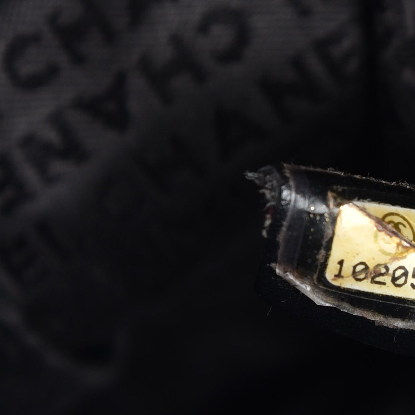 Caviar Square Stitched Tote Black