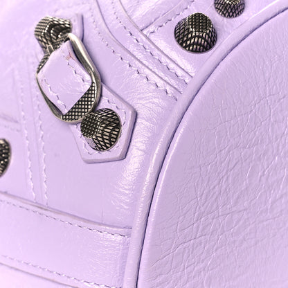 Balenciaga Agneau Arena Le Cagole Bucket Bag XS Lilac 9 of 11