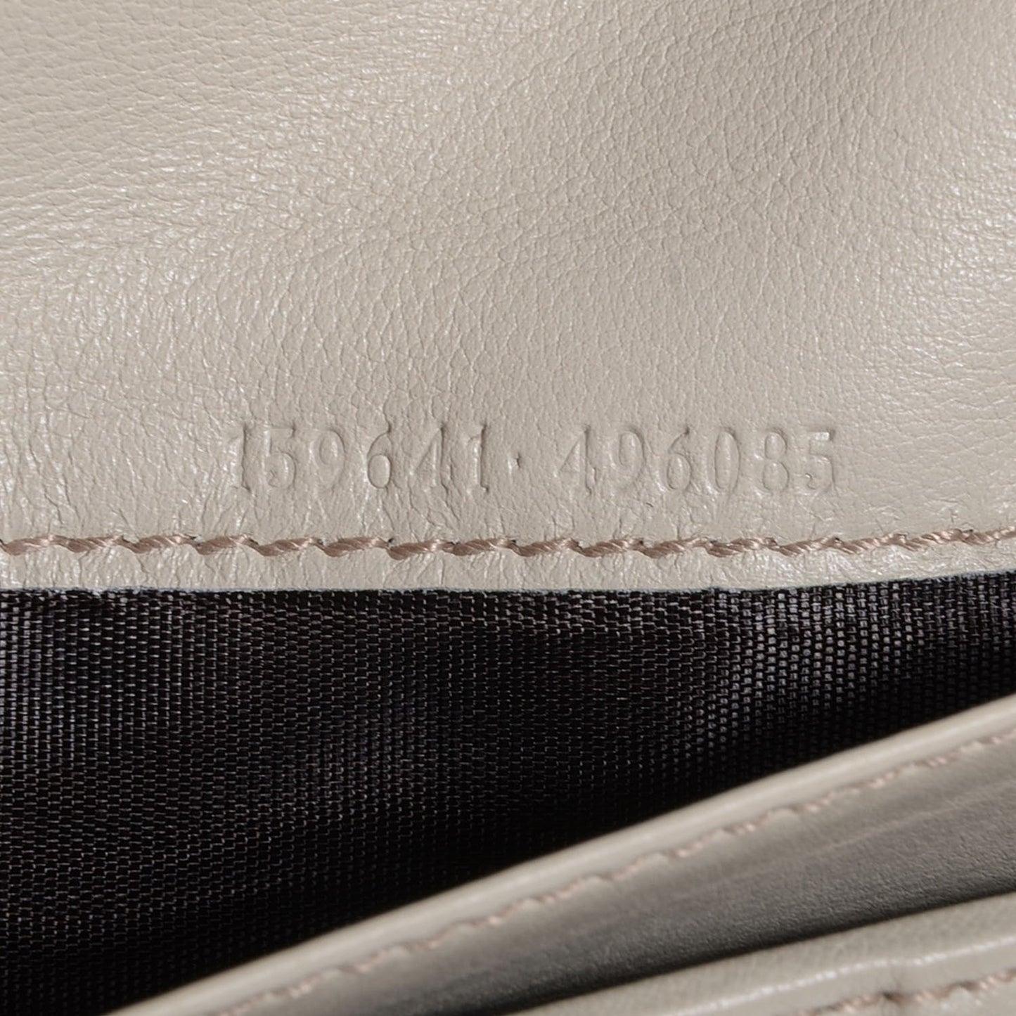 Guccissima Wave Continental Wallet Off White
