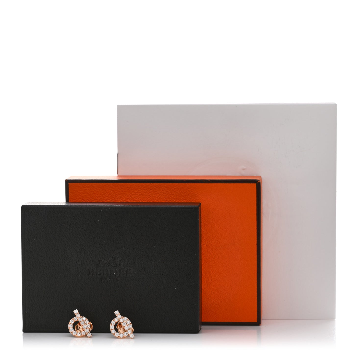 18K Rose Gold Diamond Finesse Earrings