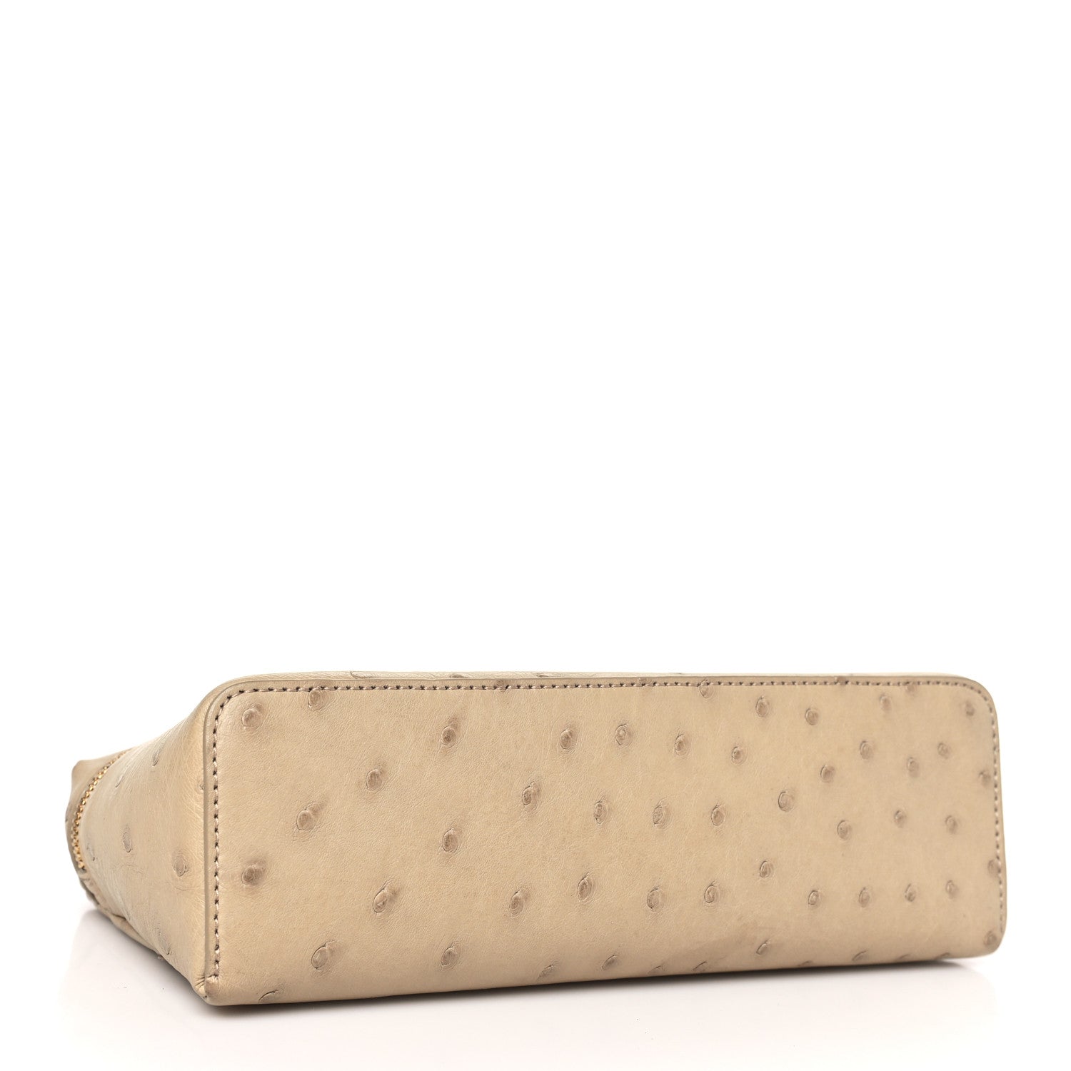 Loro Piana Ostrich L19 Extra Pocket Pouch Beige 4 of 10
