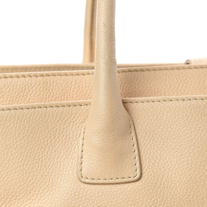 Chanel Calfskin Cerf Executive Shopper Tote Beige Clair 14 of 19