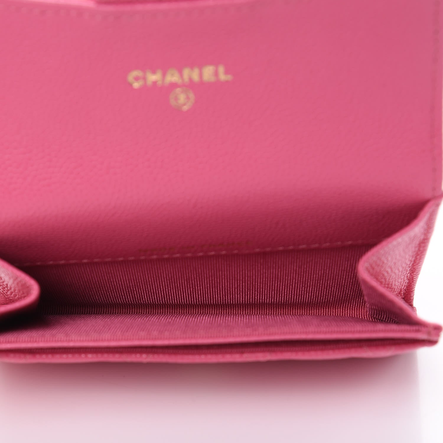 Chanel Caviar Quilted Flap Card Holder Pink 5 of 9