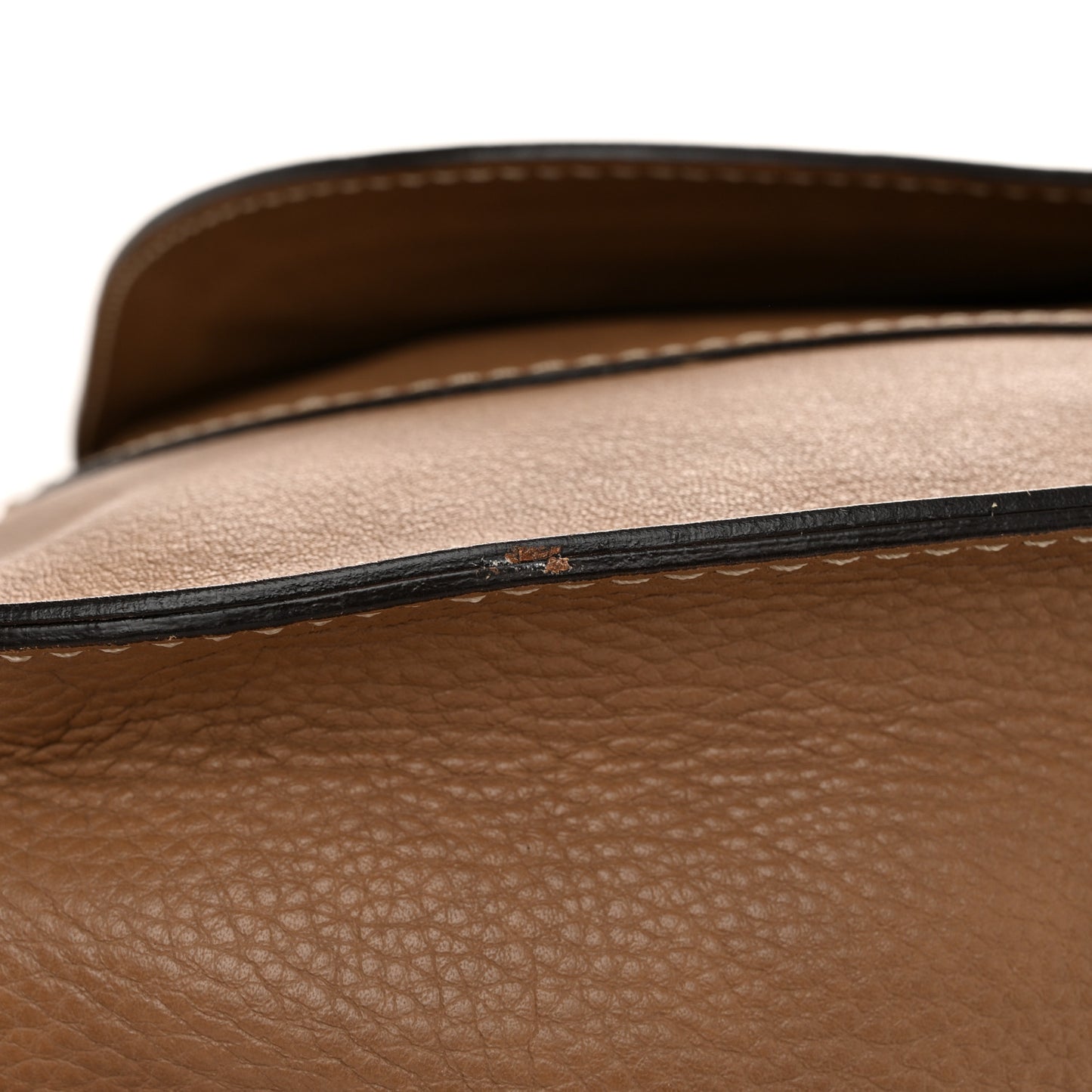 Calfskin Large Marcie Satchel Nut Nut