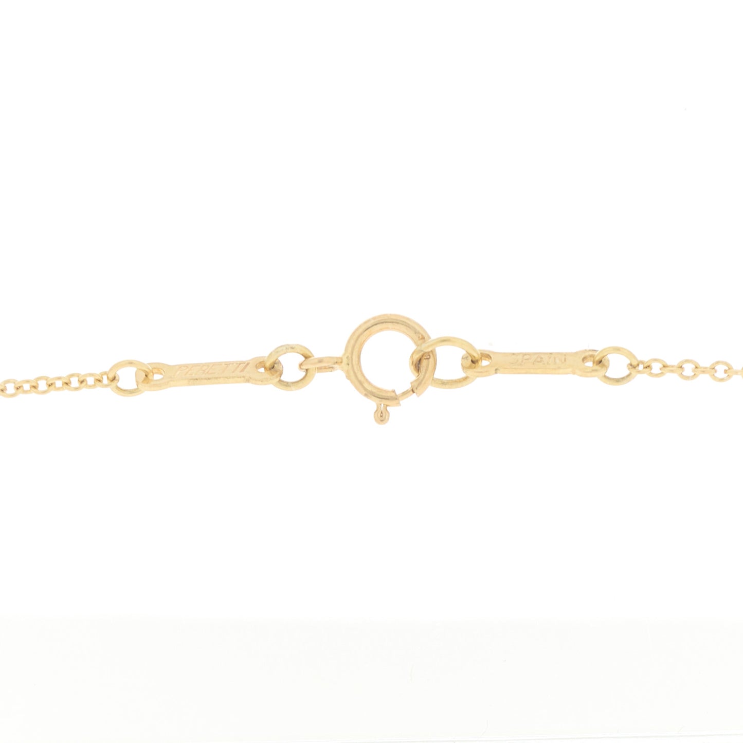 18K Yellow Gold Elsa Peretti Round Disc Pendant Necklace