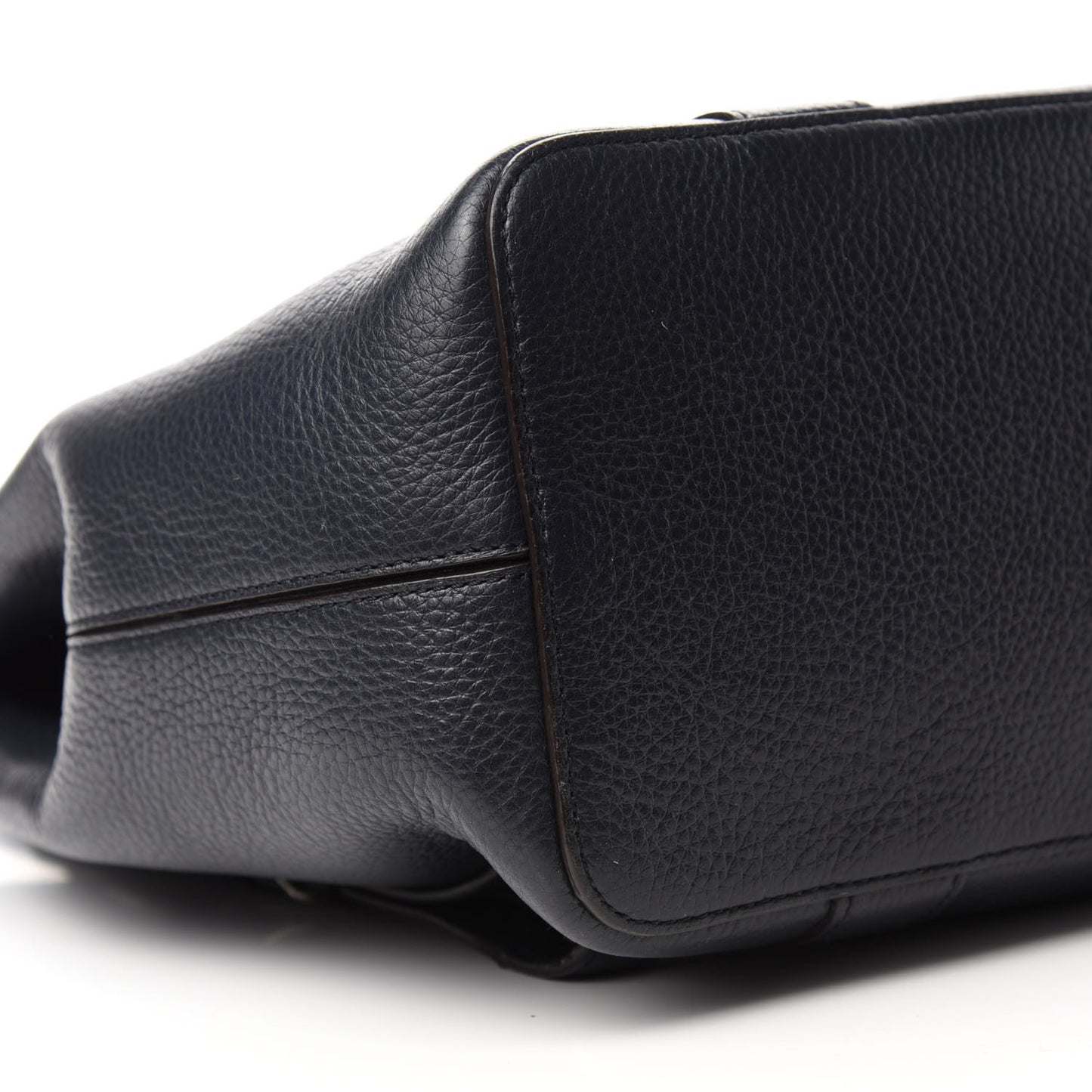 Classic Grain Calfskin Small Bayswater Backpack Midnight Blue