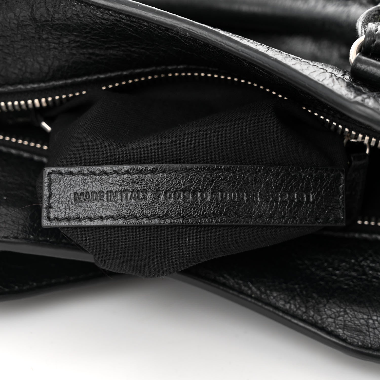 Balenciaga Agneau Arena Neo Cagole Handbag XS Black 7 of 11