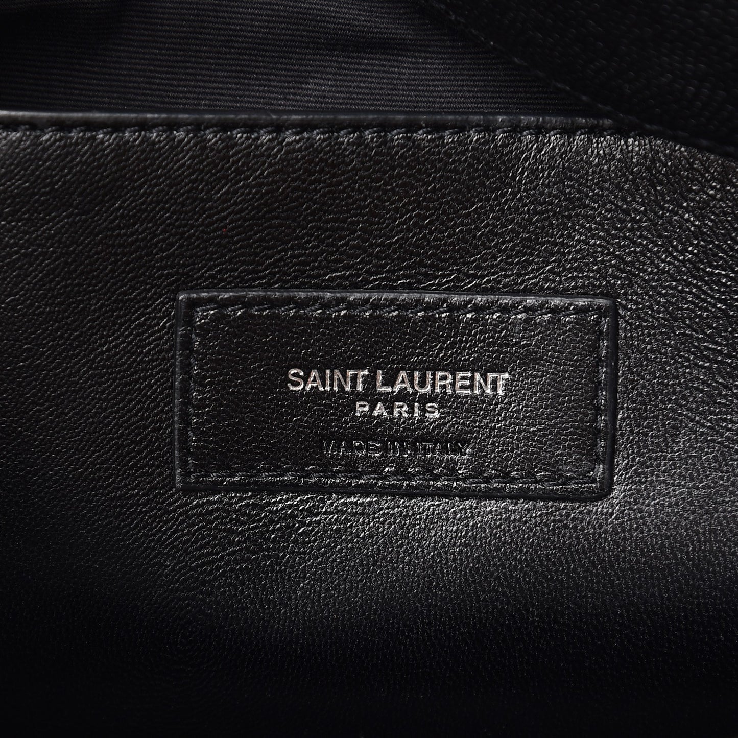 Grain De Poudre Medium West Hollywood Monogram Fold-Over Black