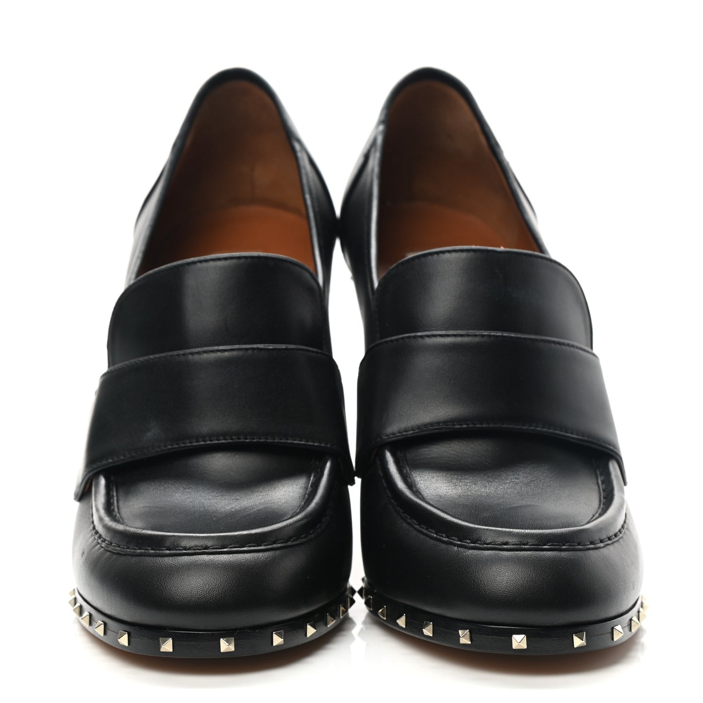 Nappa Soul Rockstud Loafer 100mm Pumps 41 Black
