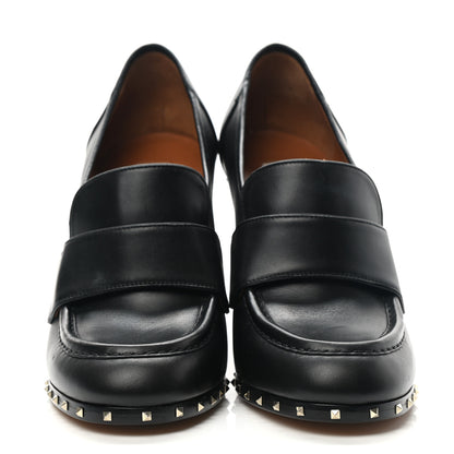 Valentino Garavani Nappa Soul Rockstud Loafer 100mm Pumps 41 Black 2 of 13
