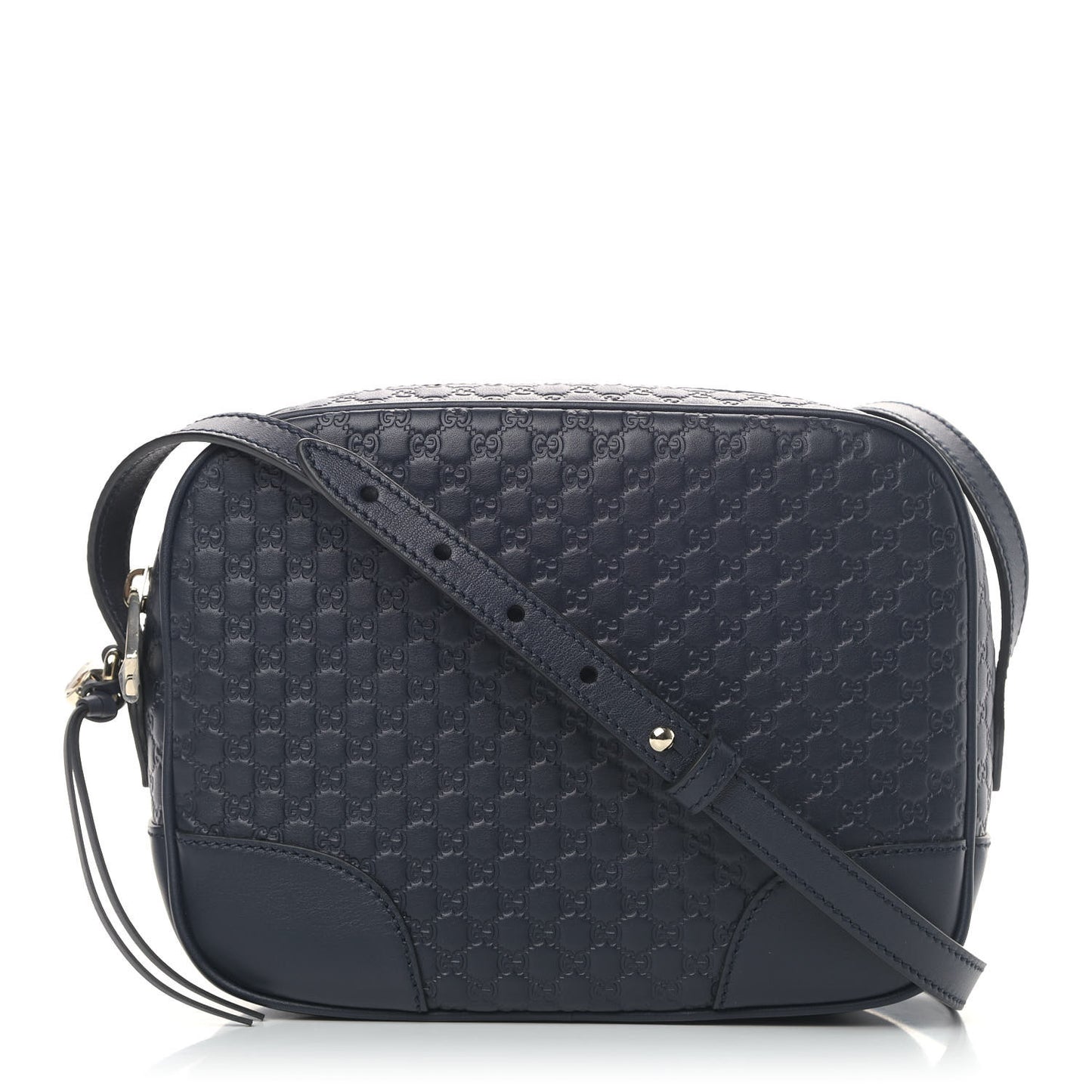 Soft Microguccissima Mini Bree Messenger Bag Blue