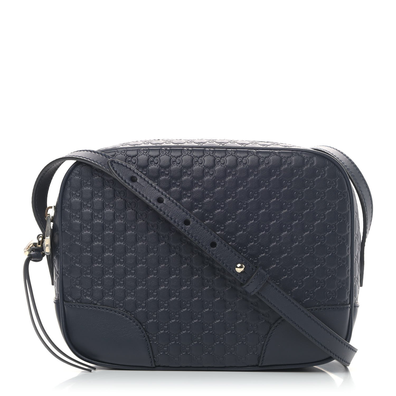 Gucci Soft Microguccissima Mini Bree Messenger Bag Blue 1 of 4