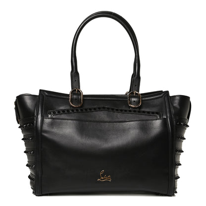 Christian Louboutin Calfskin Spikes Farida Bowler Bag Black 1 of 13