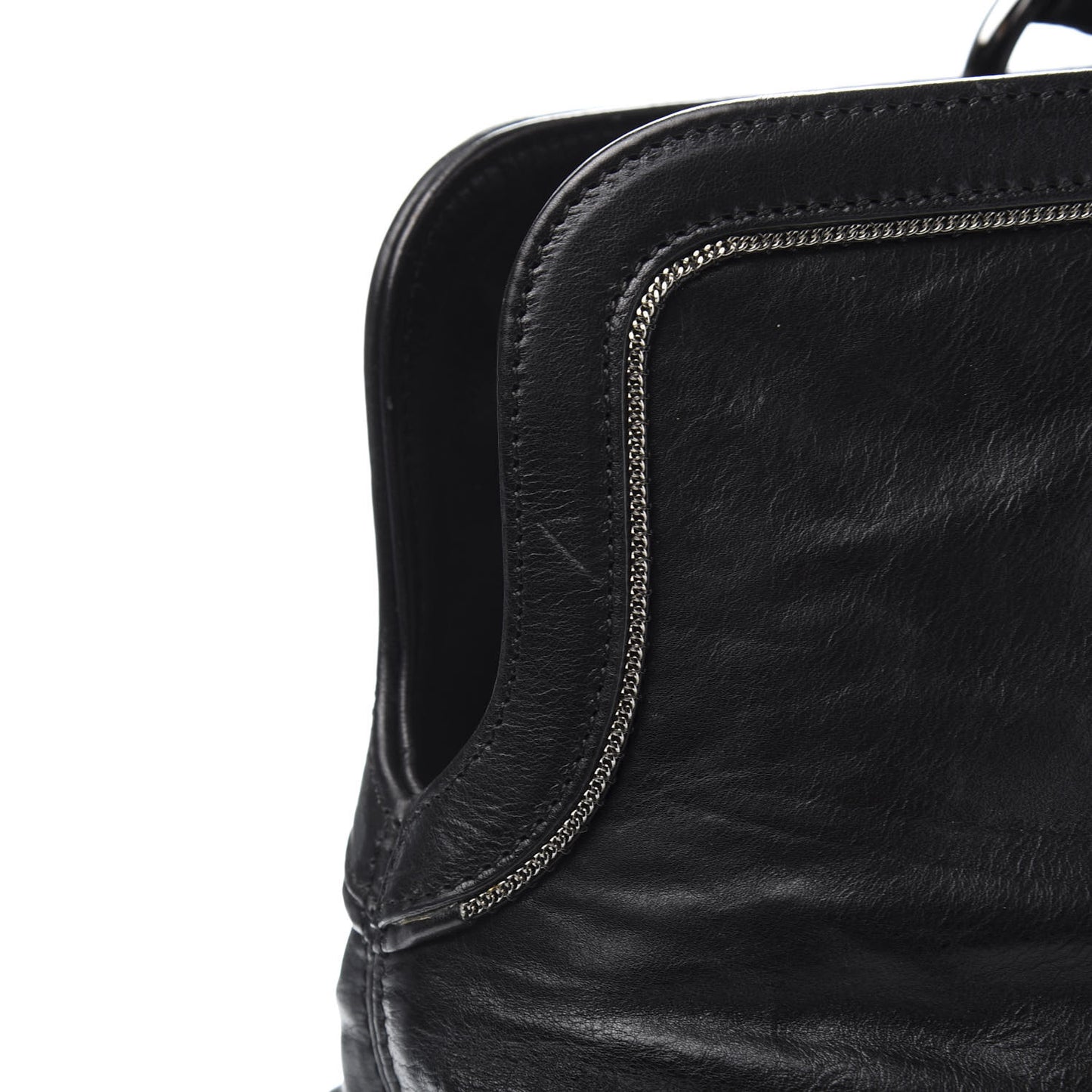 Lambskin East West Soho Shopper Black