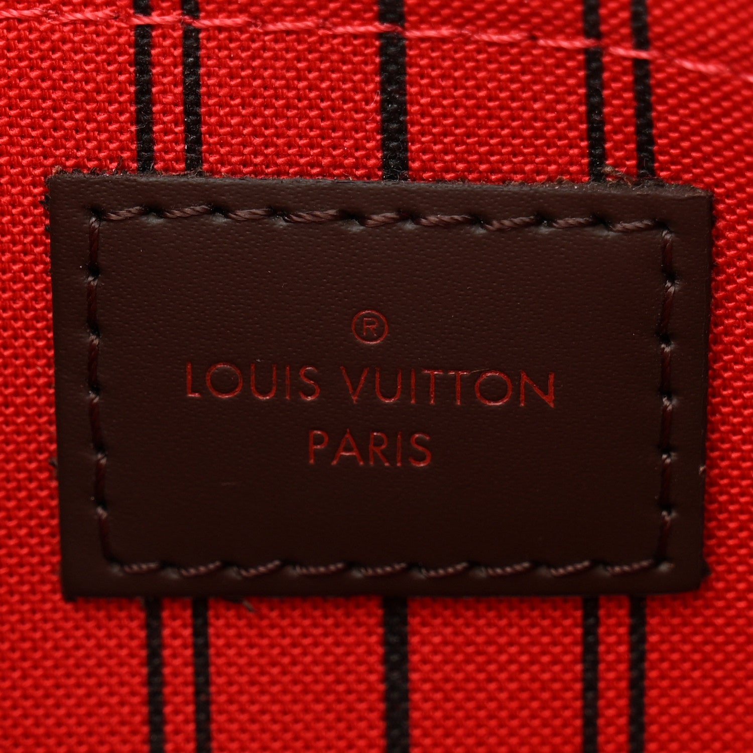 Louis Vuitton Damier Ebene Neverfull MM GM Pochette 6 of 8