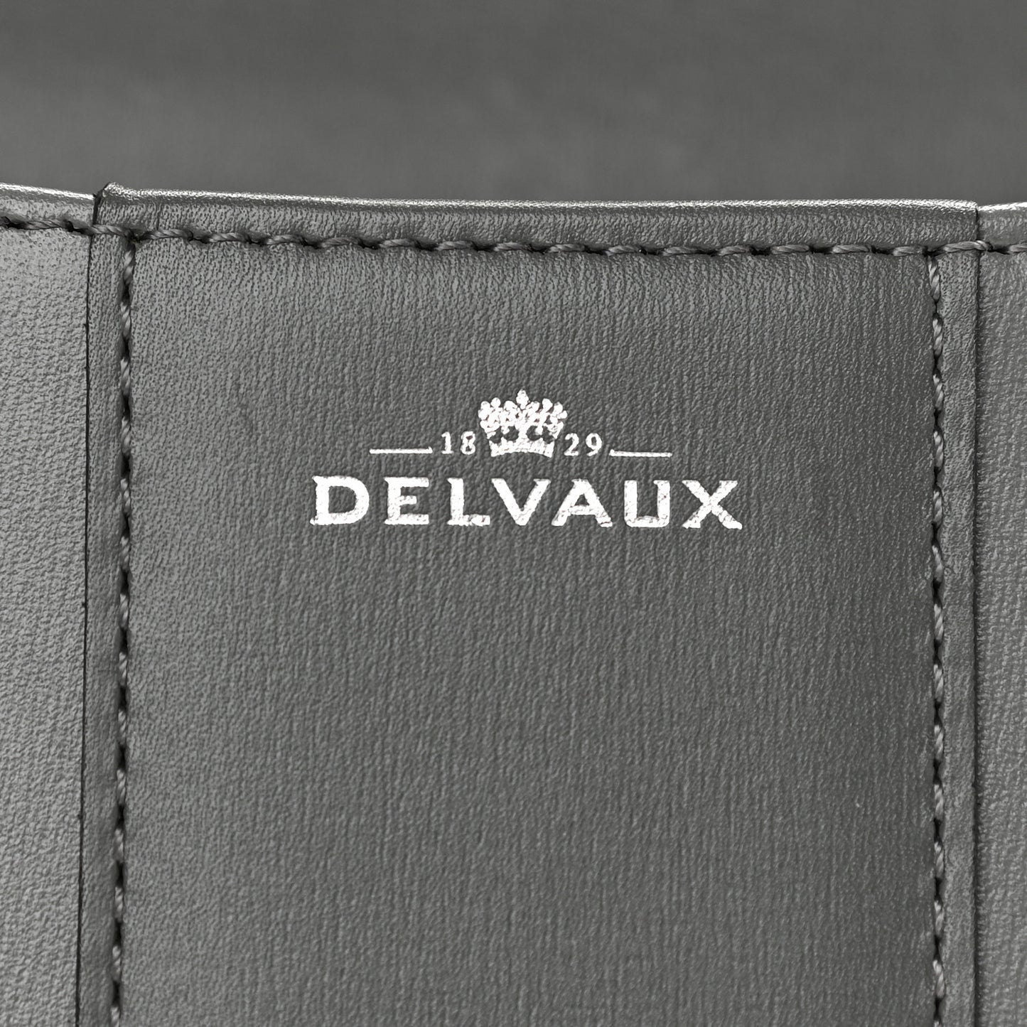 Box Calfskin Mini Brillant Satchel Dark Grey