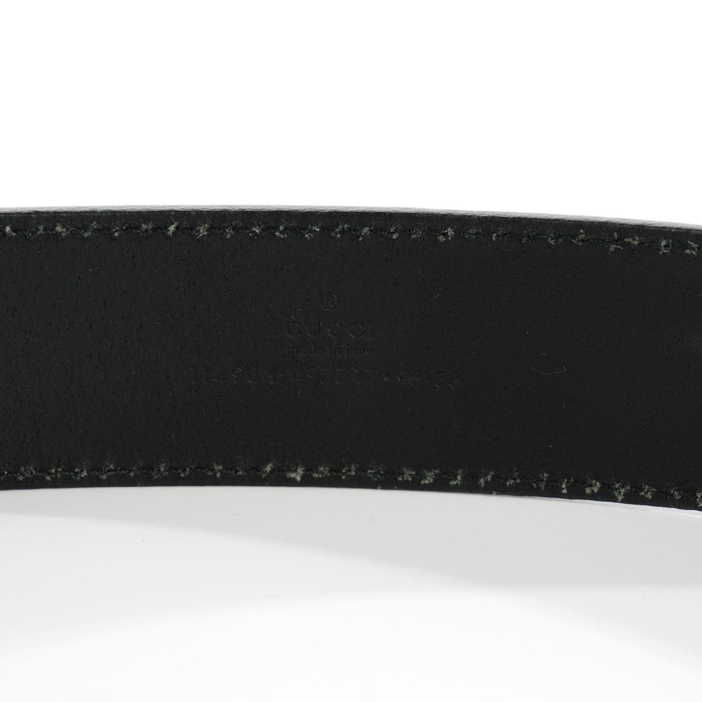Calfskin Interlocking G Belt 95 38 Black