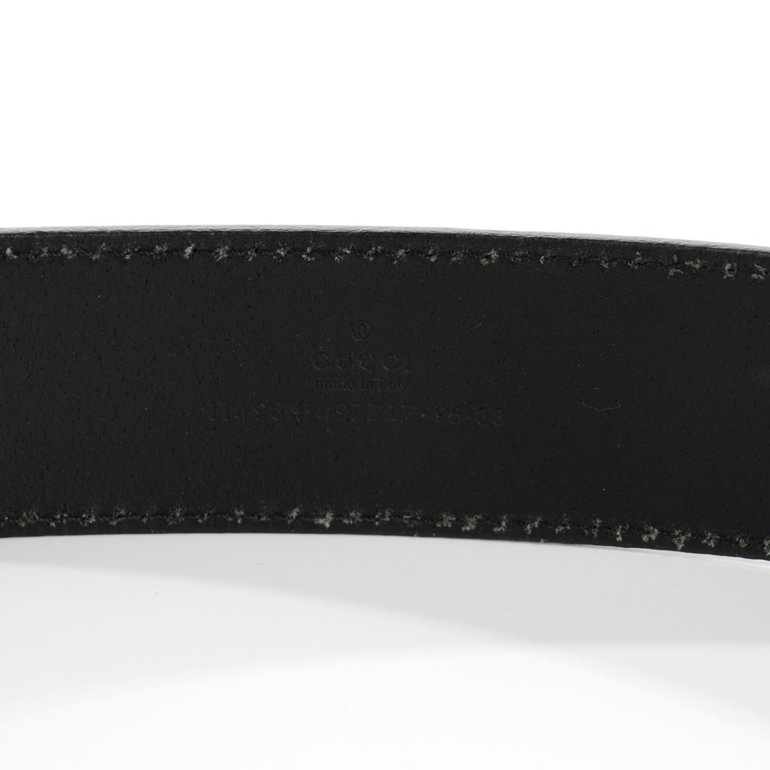 Gucci Calfskin Interlocking G Belt 95 38 Black 3 of 5