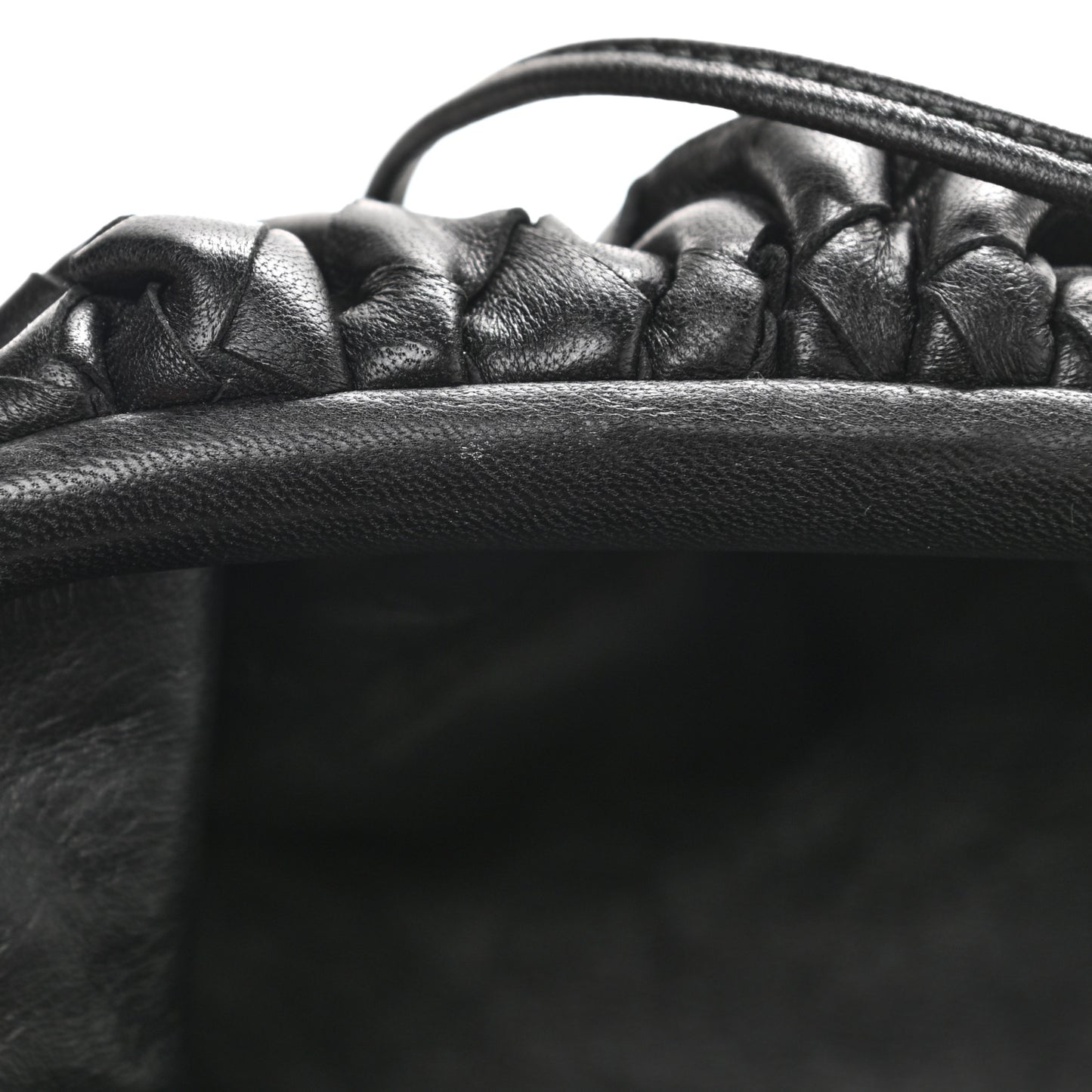 Nappa Intrecciato The Mini Pouch Black