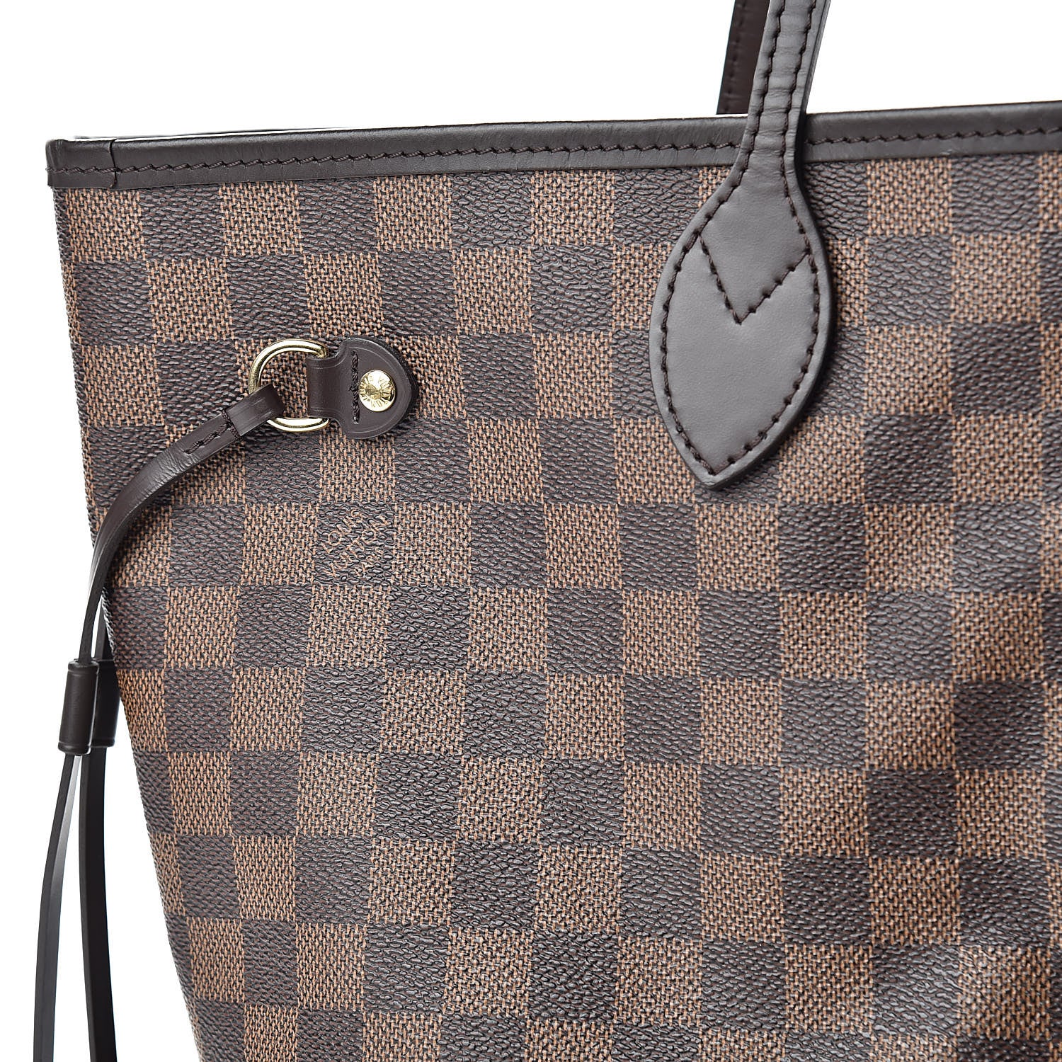 Louis Vuitton Damier Ebene Neo Neverfull MM Rose Ballerine 10 of 18