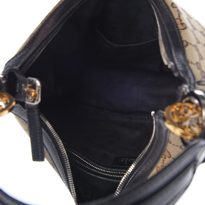 Gucci Monogram Medium GG Twins Hobo Black 5 of 7