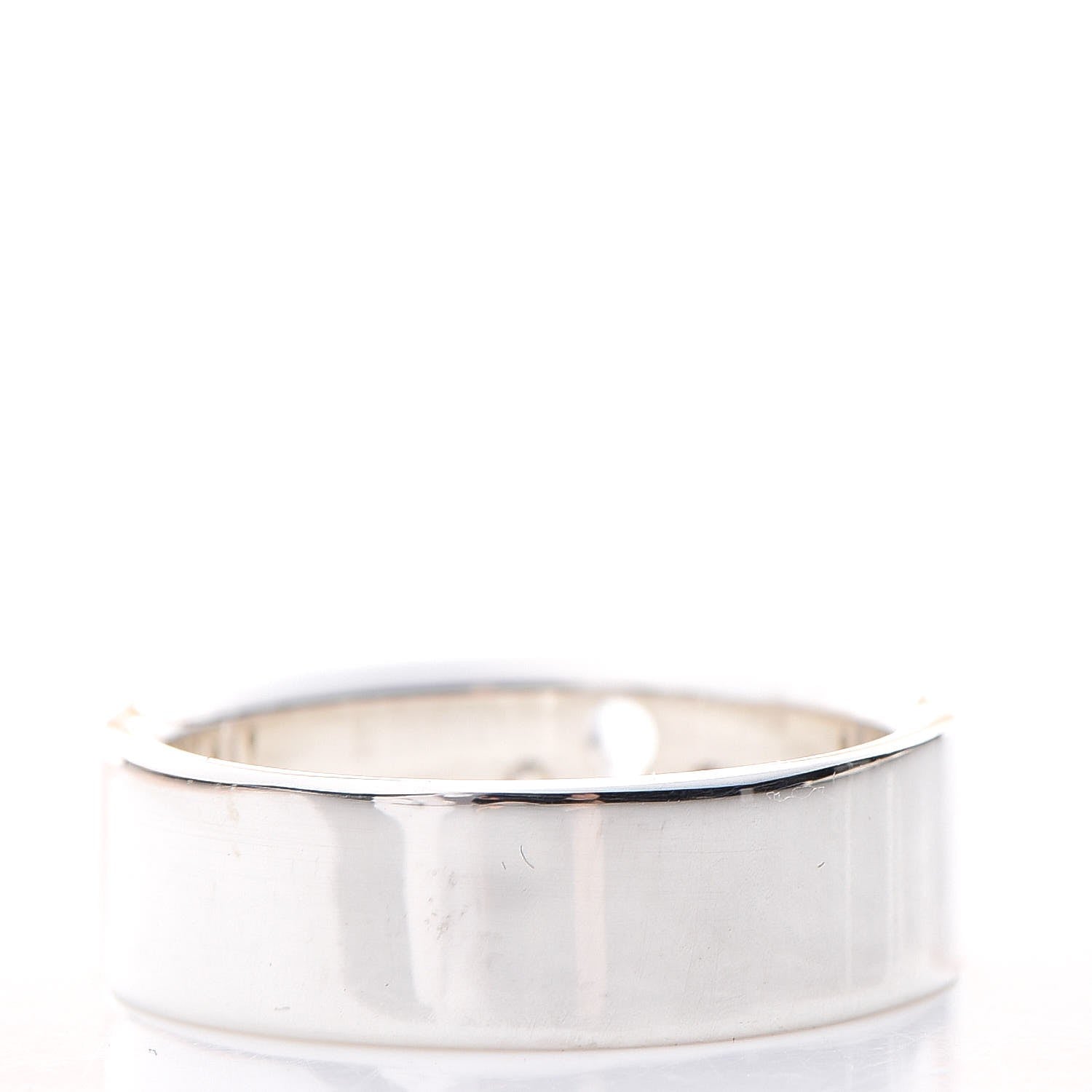 Tiffany Sterling Silver Diamond Locks Ring 53 6.25 3 of 9