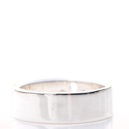 Tiffany Sterling Silver Diamond Locks Ring 53 6.25 3 of 9